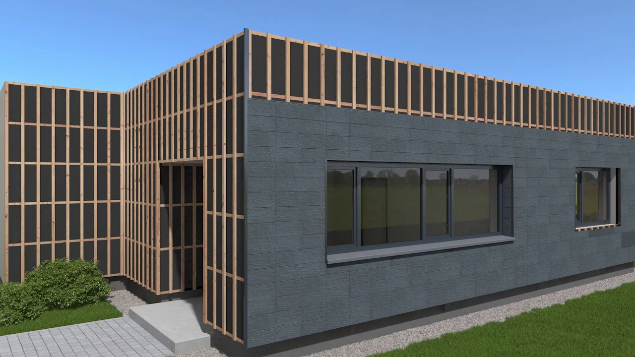 Hinterlüftete Fassade Zierer Terra Verlegen Montage Elemente Zubehör und Fensterleibung