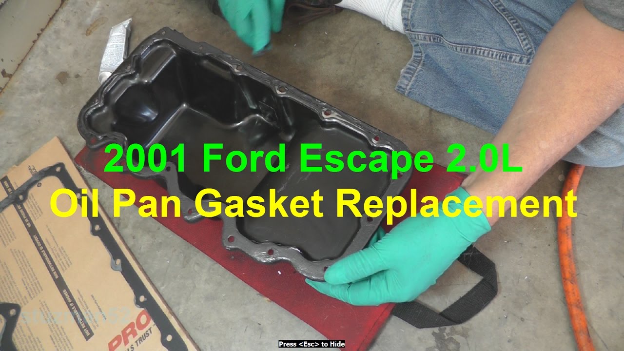 Замена прокладки масляного поддона Ford Escape