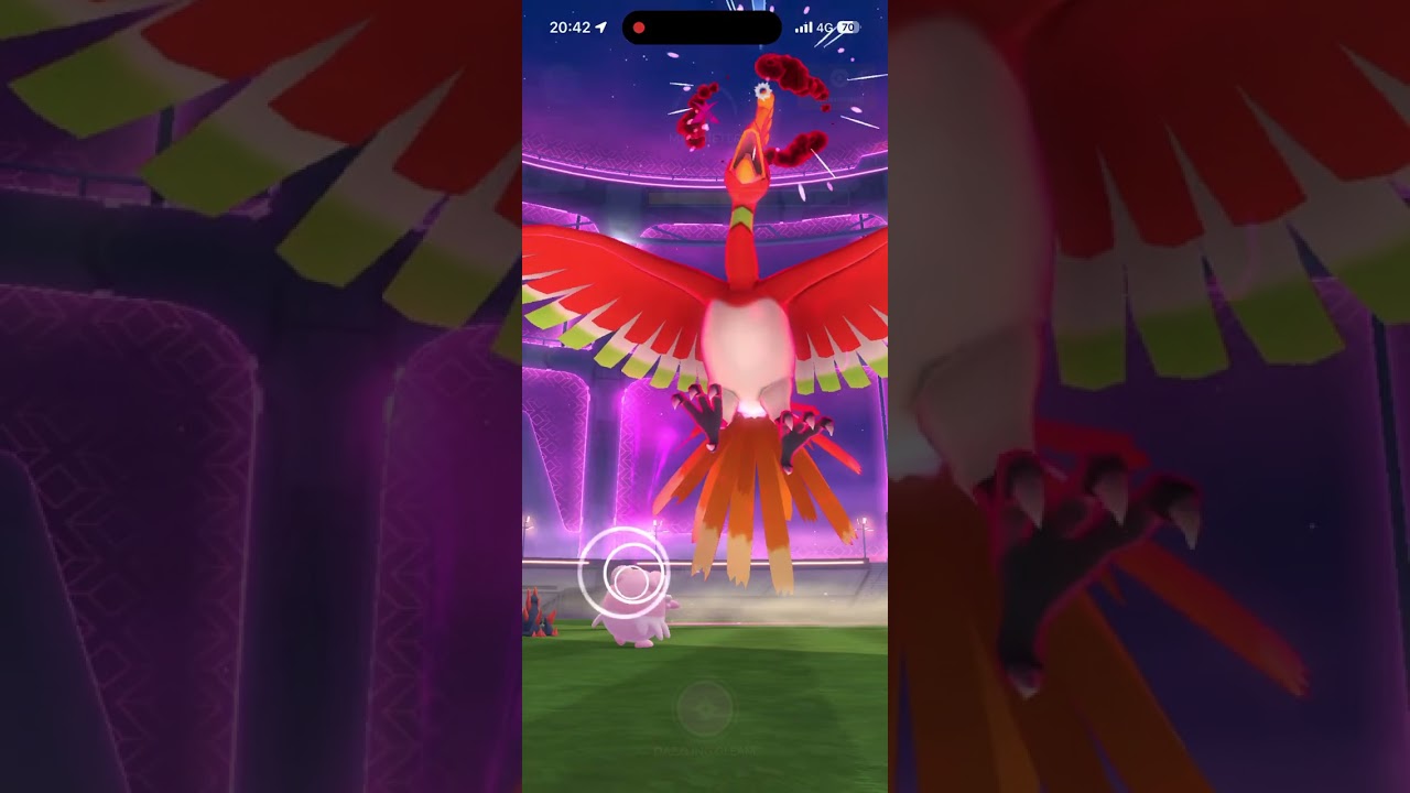 ポケモンGO・ダイマックスホウオウ(2人討伐)