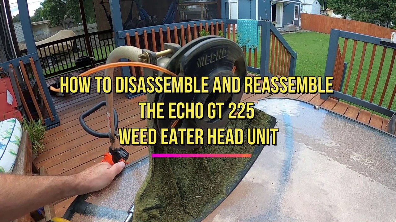 Как разобрать и собрать головку блока ECHO GT 225 Weed Eater