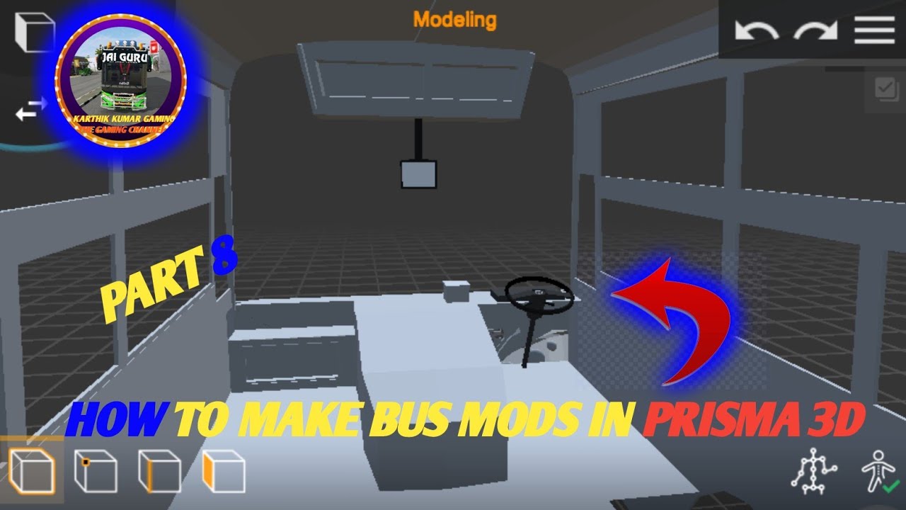 HOW TO MAKE BUS MODS IN PRISMA 3D PART 8 || ‎@Karthik kumar gaming 