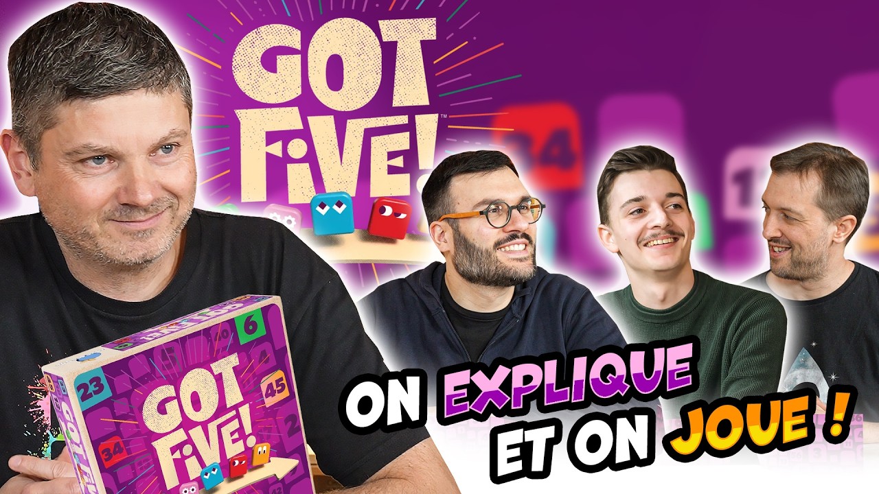 Got Five!, le nouveau bijou de déduction de Yoann Levet. On explique et on joue