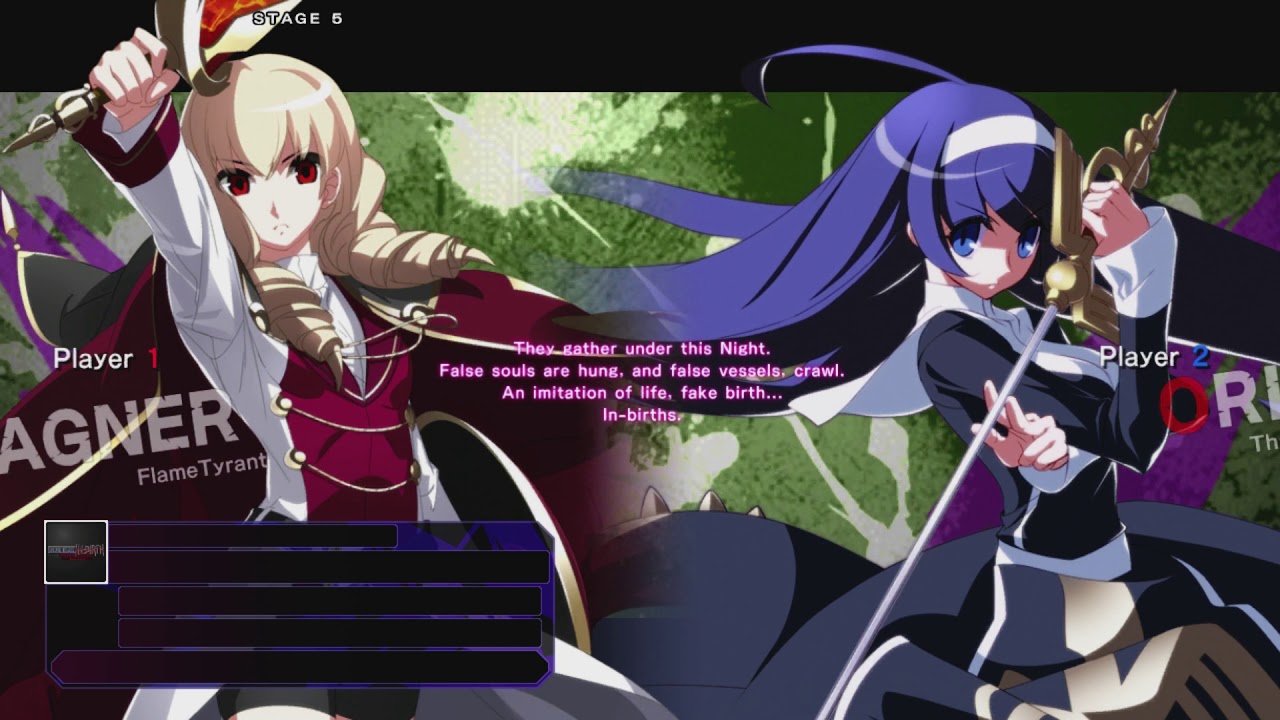 UNDER NIGHT IN-BIRTH Exe:Latest (PS4 Pro, 1080p, 60fps) - Story Mode: Wagner