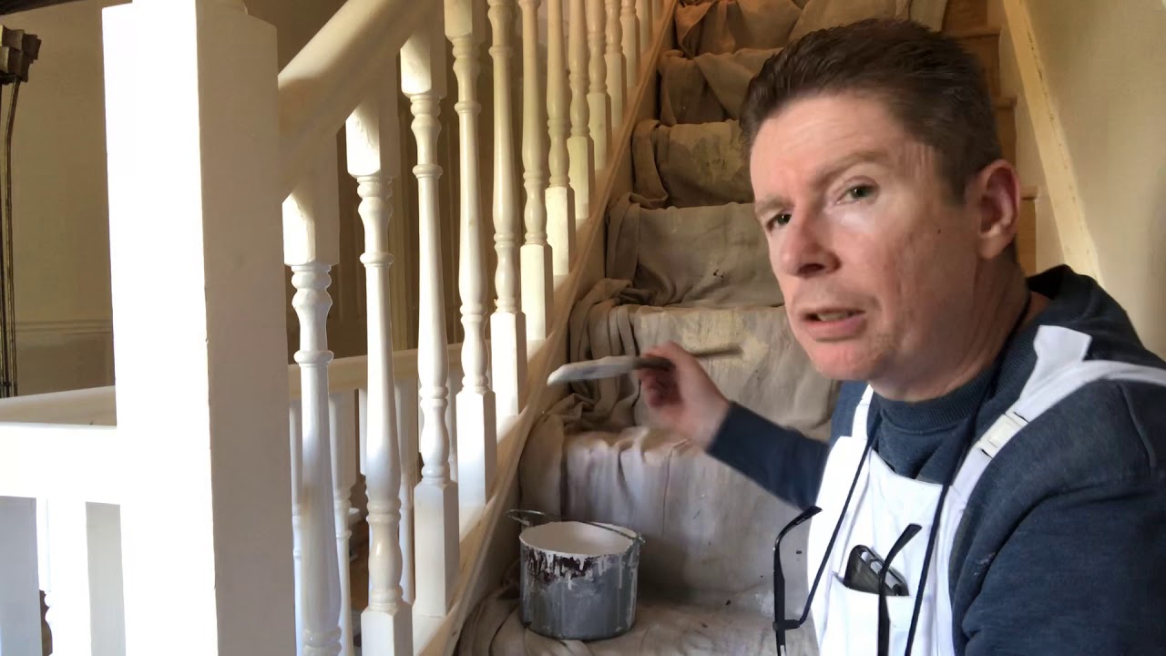 Painting spindles