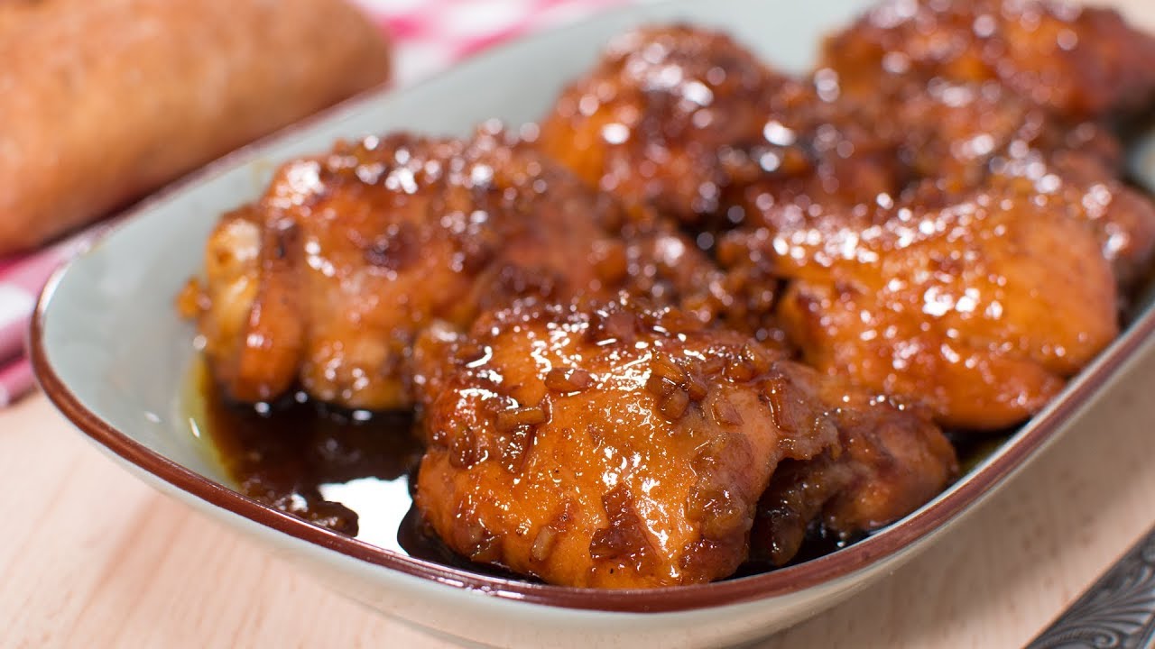 POLLO a la MIEL | Recetas de cocina F&aacute;ciles y R&aacute;pidas