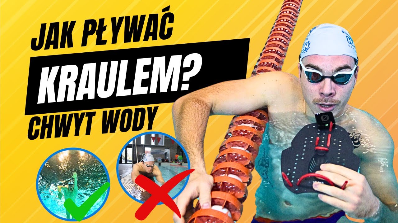 🌊 Jak pływać kraulem? CHWYT WODY | Nauka Pływania 🏊‍♂️
