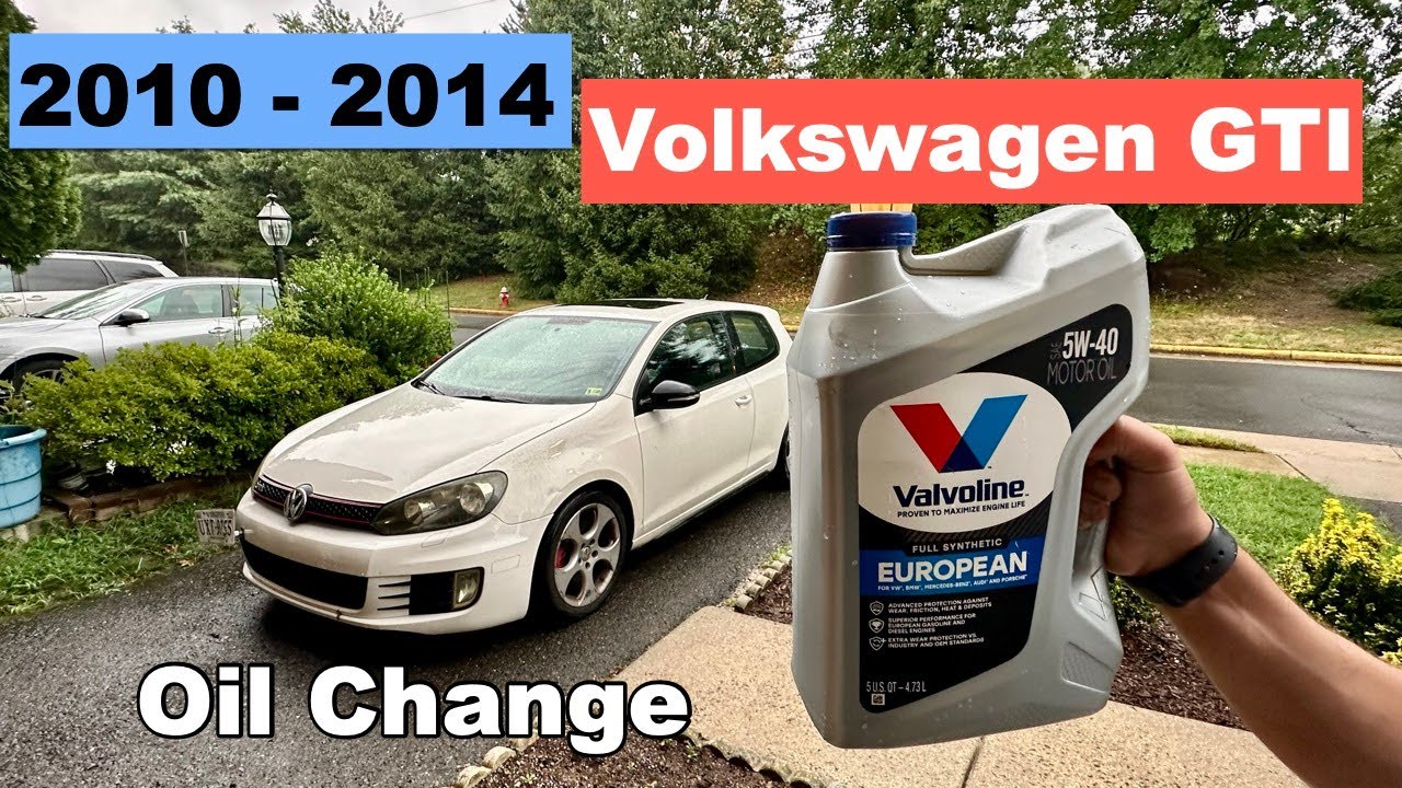 DIY 2010 2011 2012 2013 2014 Volkswagen GTI Oil Change