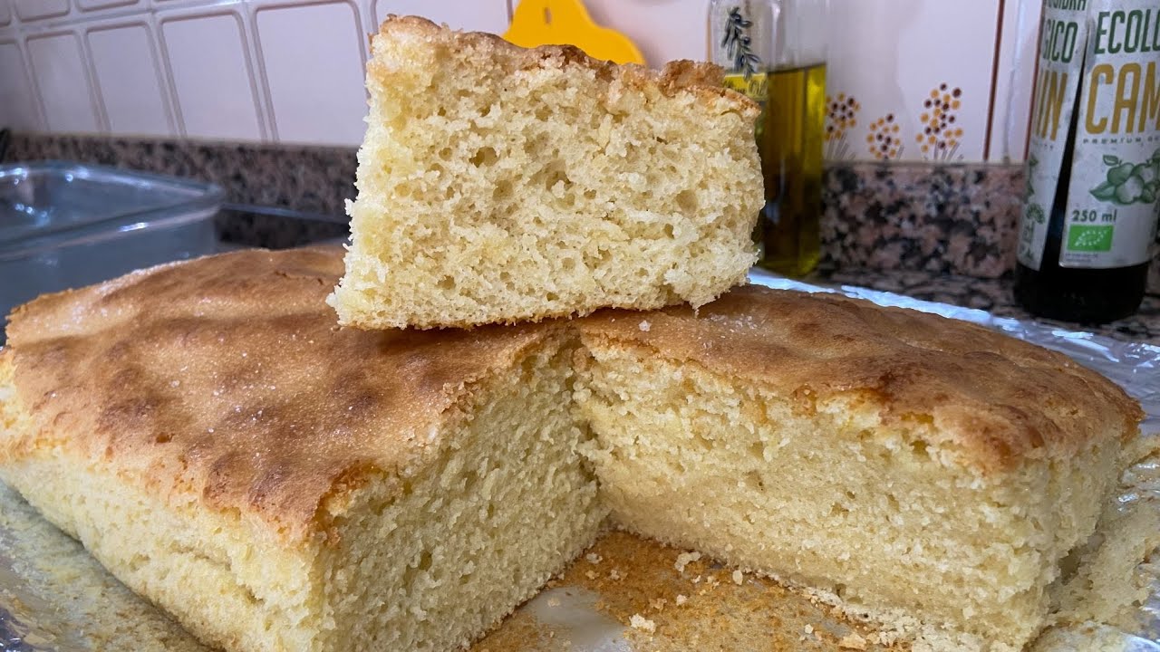 Coca de Llanda, Receta tradicional valenciana!!👩‍🍳 | Bizcocho súper esponjoso y BUENÍSIMO!🙇‍♀️🍞