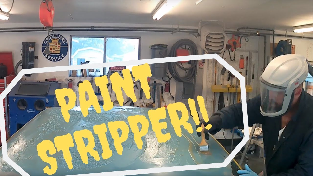 How I use Aircraft Paint Remover! Chemical Paint stripping and neutralizing a 1965 Cadillac