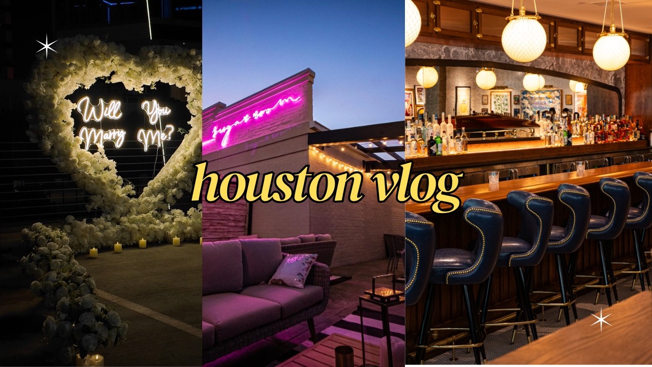 Houston Trip Vlog - Wedding Proposal, Sugar Room, Y2K Party, Hot Pot, Bowling