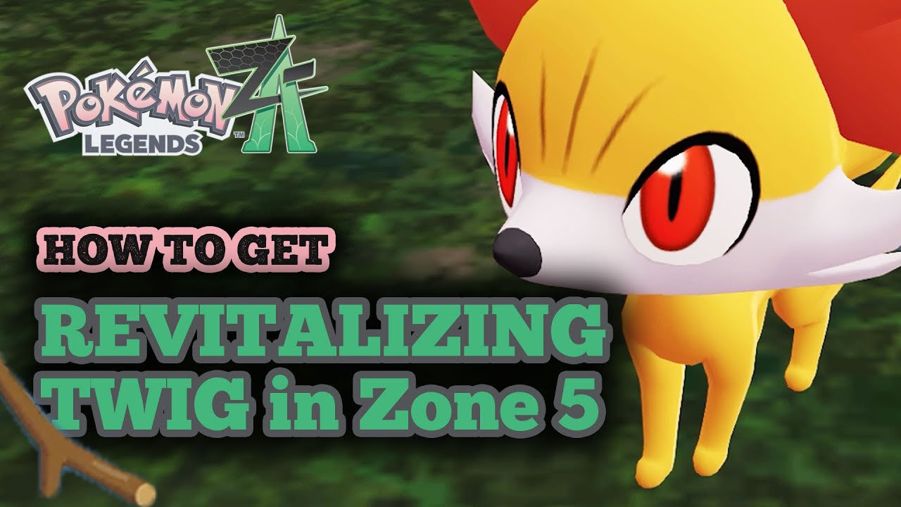 How to Search for Revitalizing Twig in Wild Zone 5 in Pokemon Legends Z-A - Early Fennekin Location