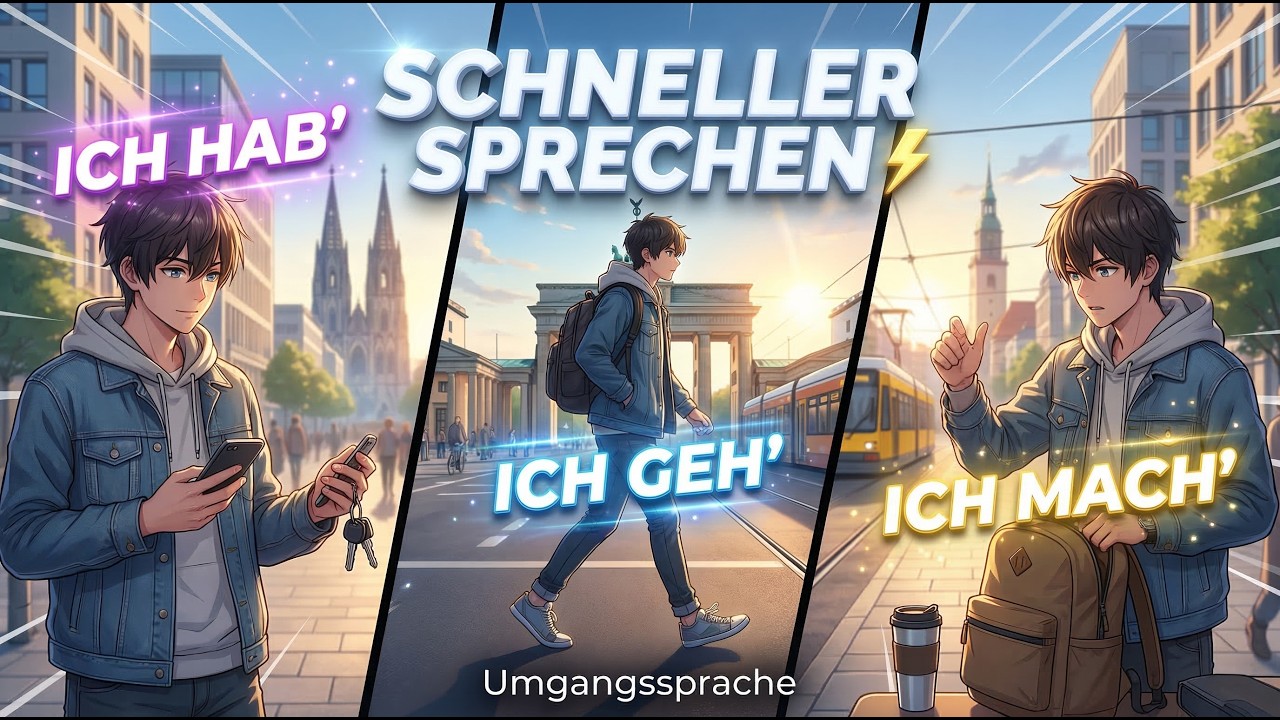 ICH HAB', ICH GEH', ICH MACH' ⚡ | Umgangssprache
