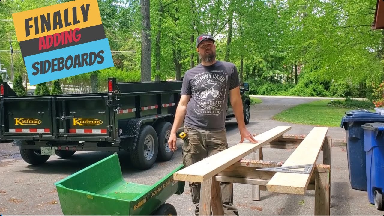 Adding Side boards to the Kaufman dump Trailer #4