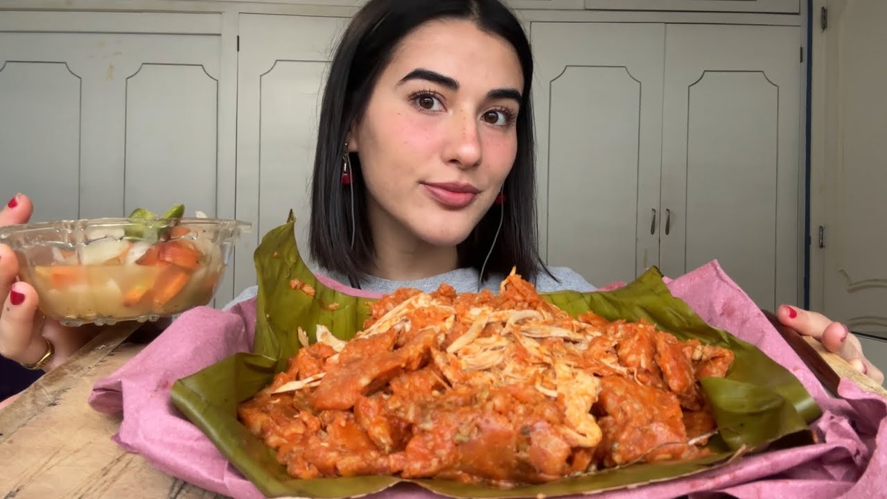 ASMR ♡ COMIENDO ZACAHUIL 🇲🇽 COMIDA MEXANA mukbang