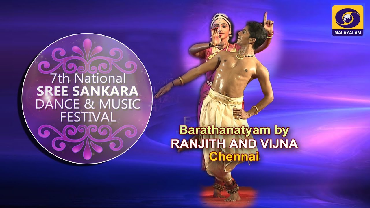 Bharatanatyam ഭരതനാട്യം | Ranjith & Vijna | Sree Sankara Dance Fest | DD Thrissur