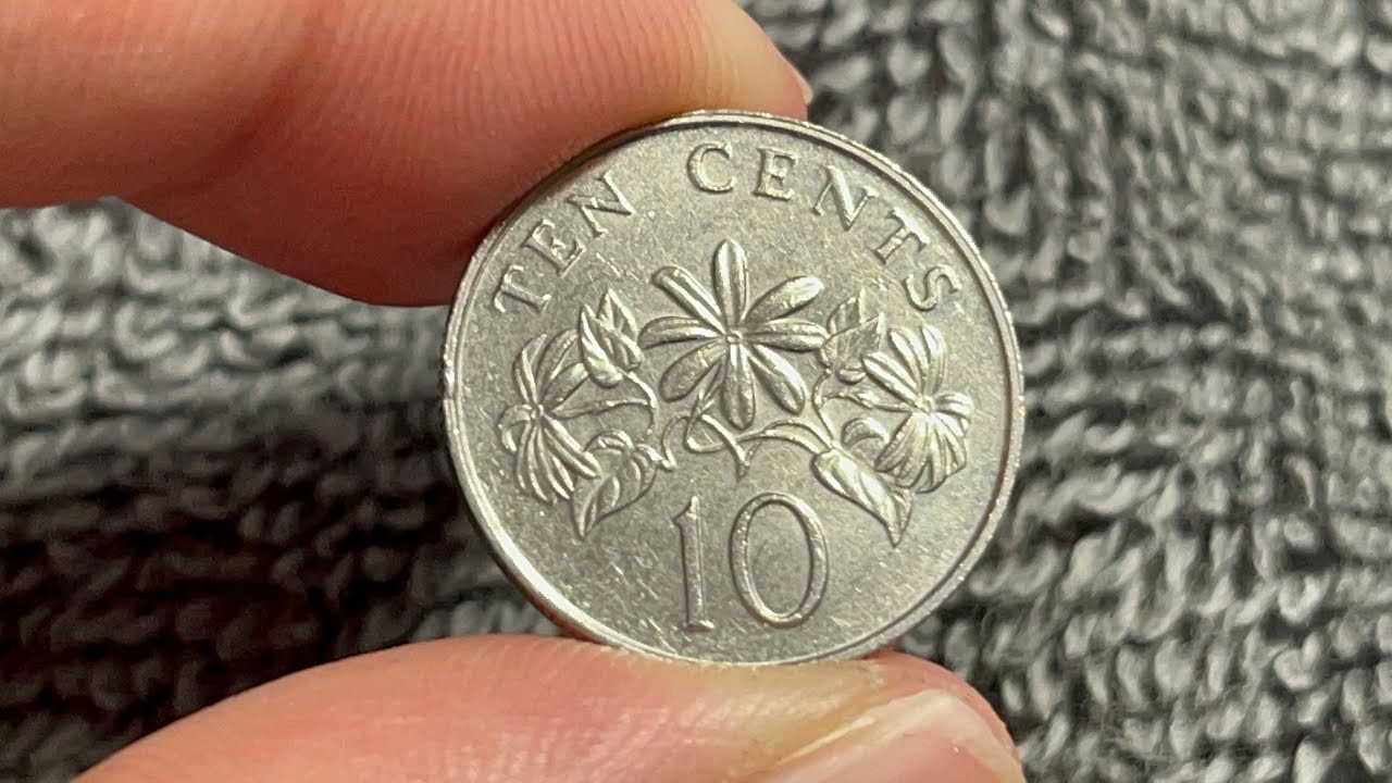 1991 Singapore 10 Cents Coin &bull;&nbsp;Values, Information, Mintage, History, and More