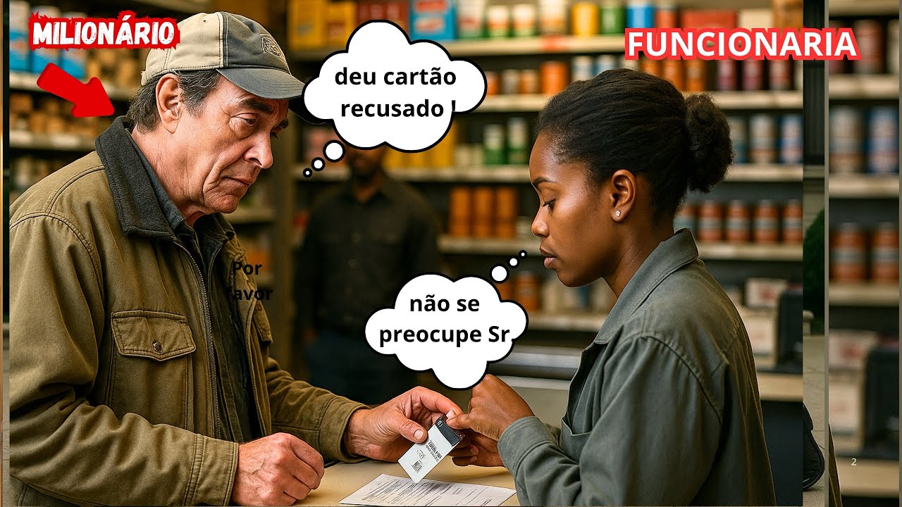 “MILIONÁRIO SE PASSA POR POBRE E TEM CARTÃO RECUSADO -A AÇÃO DA CAIXA DEIXA TODO MUNDO EM CHOQUE😱…