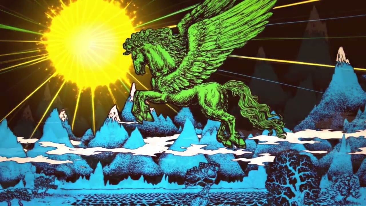 70's Blacklight Poster In Motion (soundless)