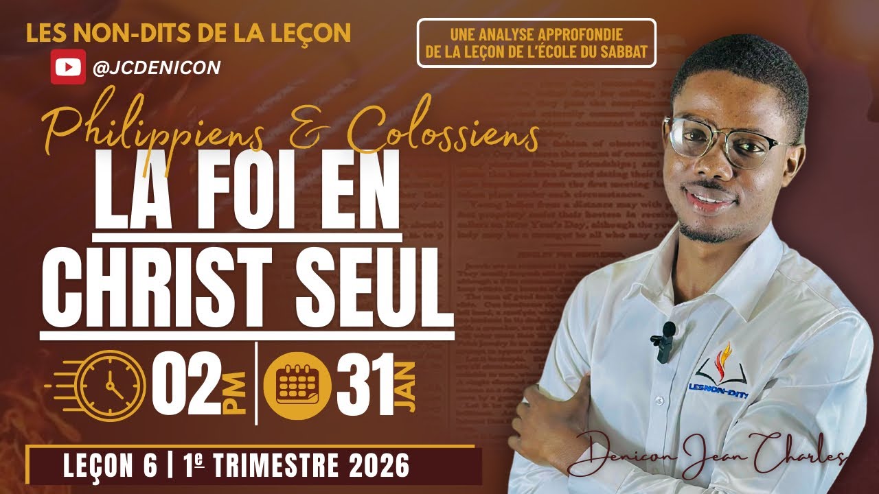 Les non-dits de la leçon 6: 