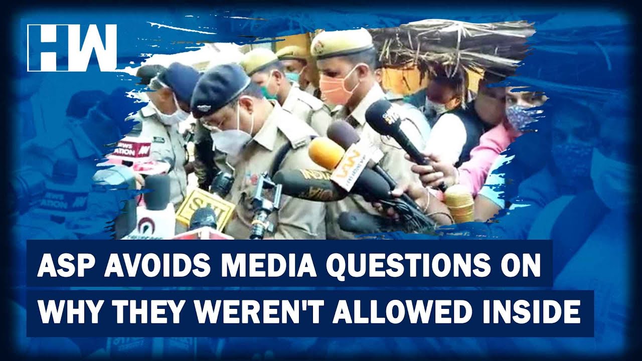 ASP Avoids Reporters Who Ask Why They Were Not Allowed In Hathras Village For Three Days?