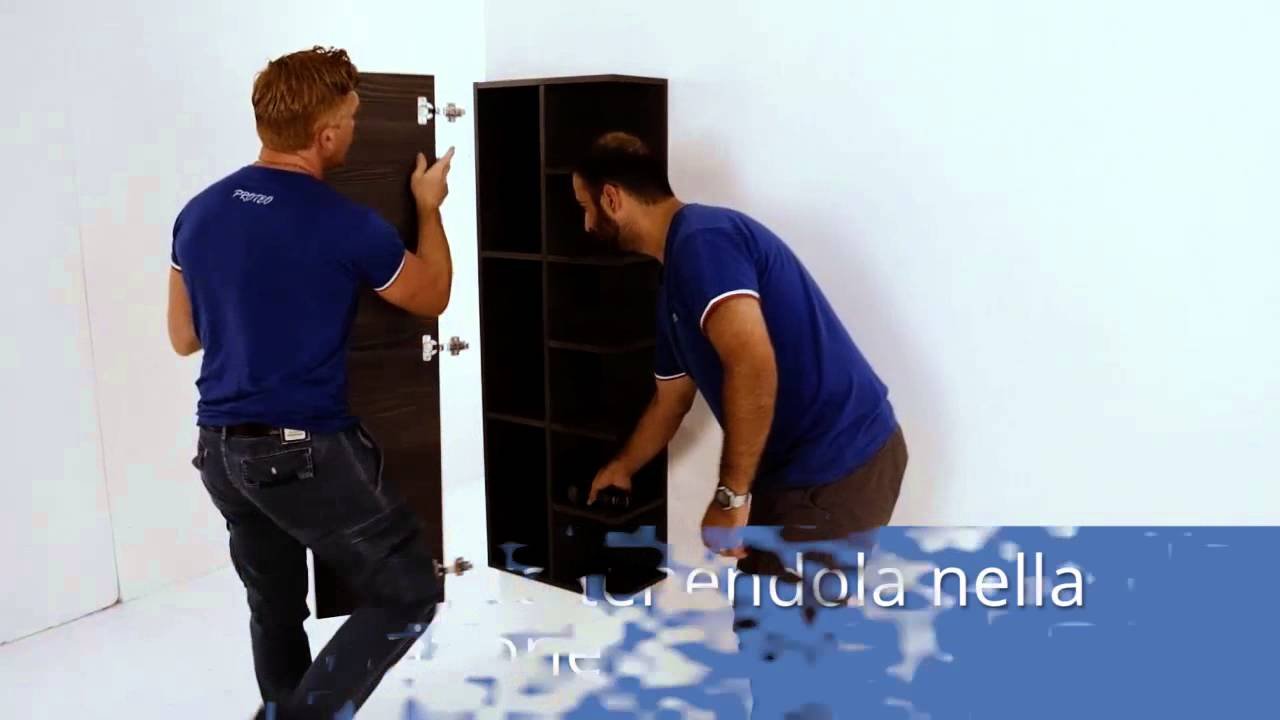 6- QUBO Guida al montaggio anta colonna