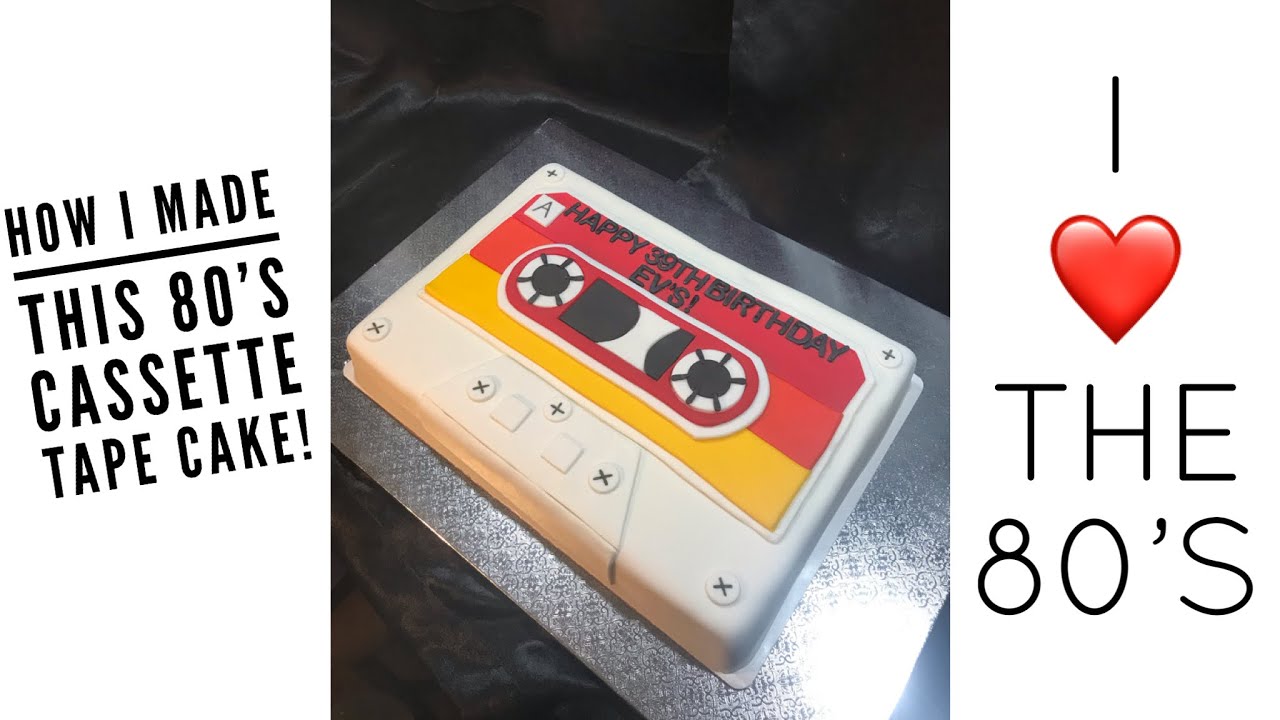 80’s Cassette Tape Cake 🎂