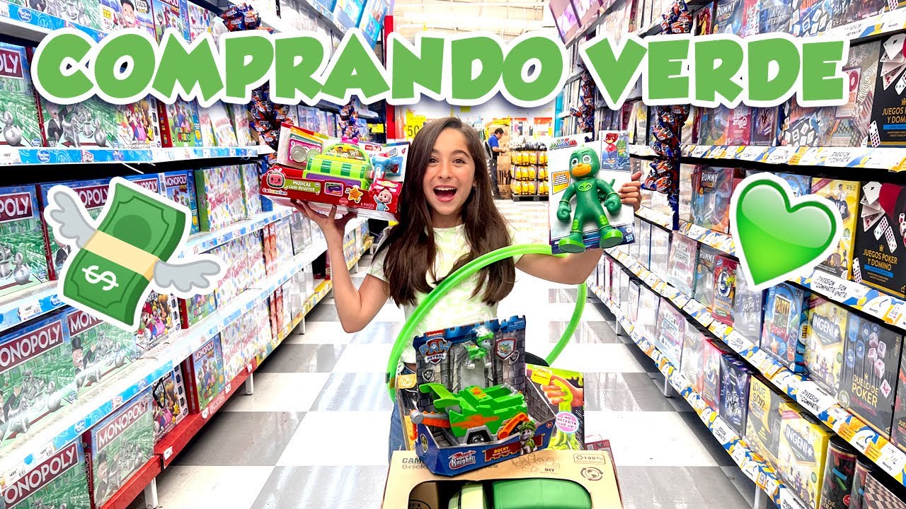 COMPRAS VERDES / COMPRANDO TODO EN COLOR VERDE 💚🐸