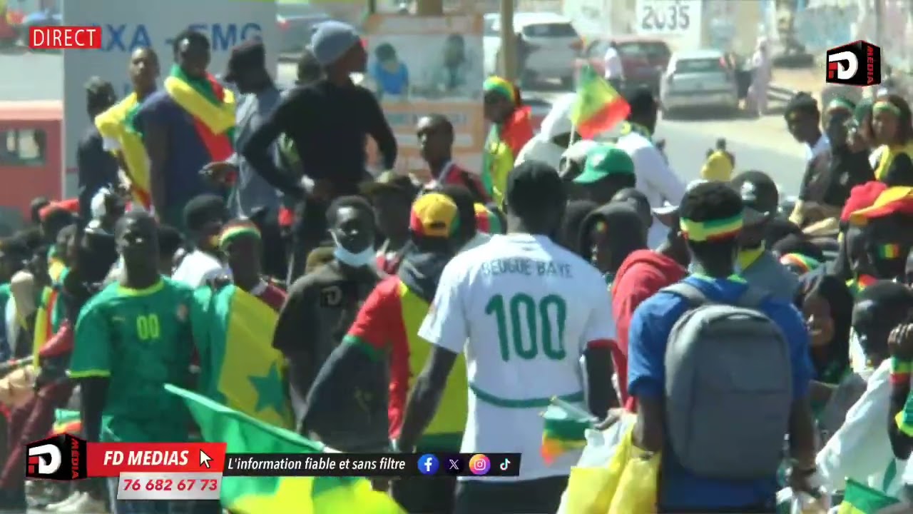 les supporters sont sorti en masse