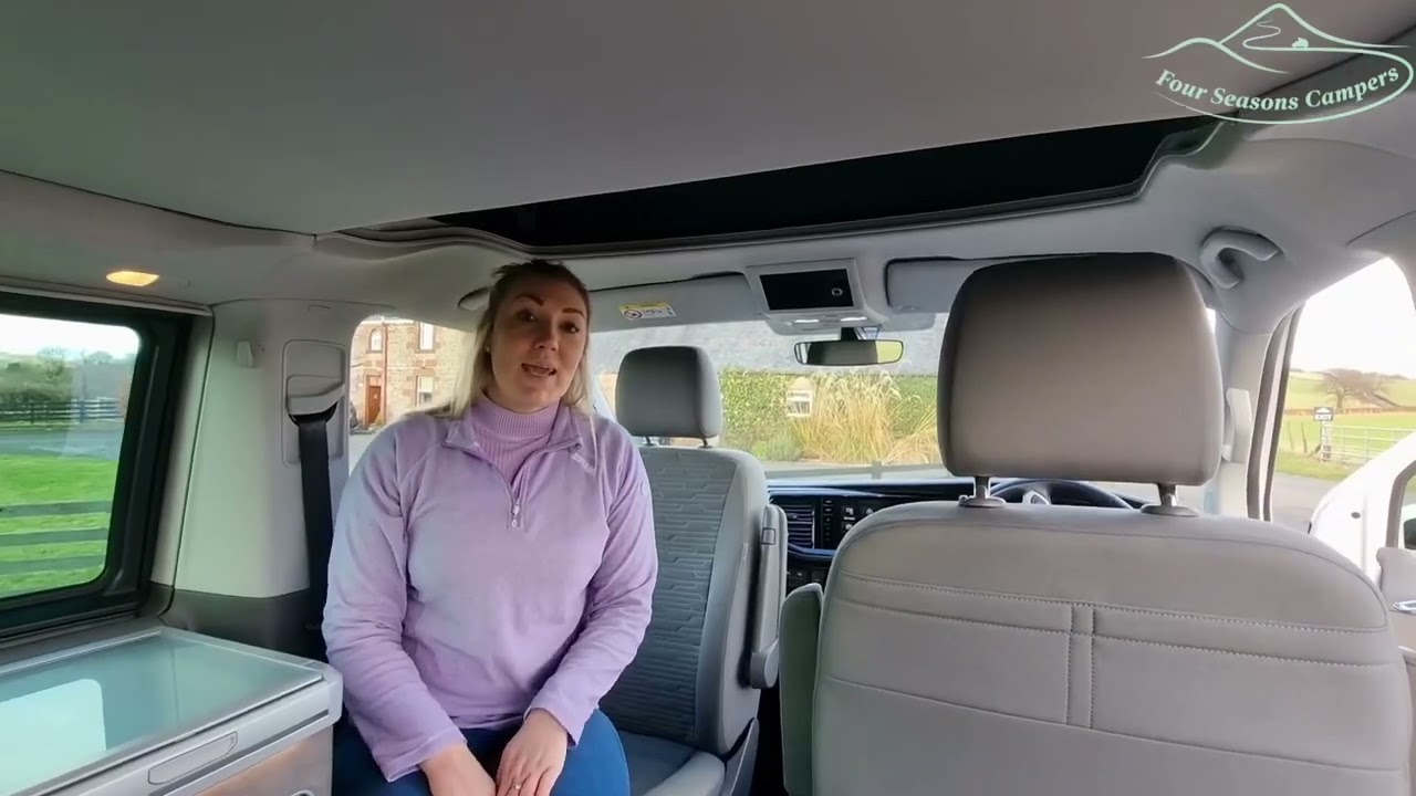 How to open and close a VW T6.1 Ocean roof - Four Seasons Campers