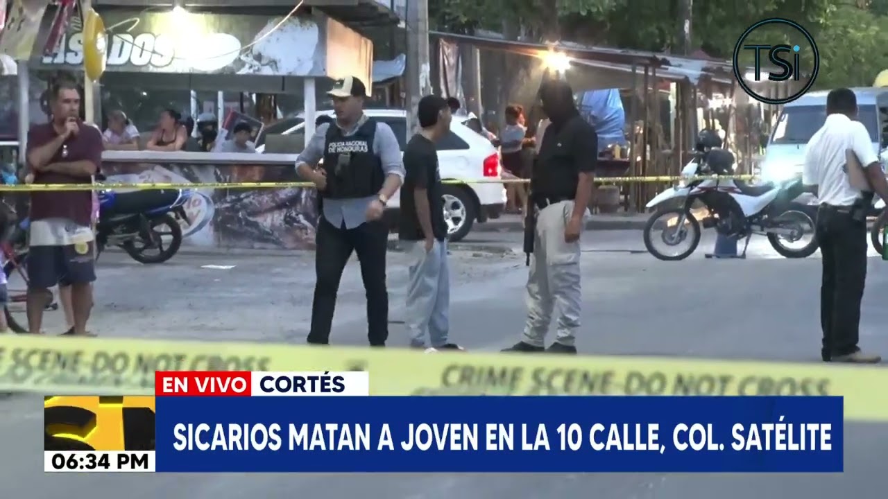 Sicarios matan a joven en la 10 calle, Col. Satélite