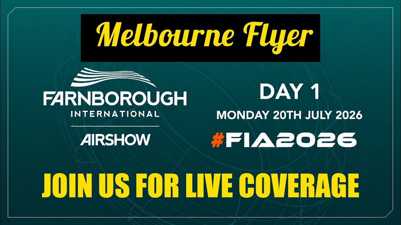 🔴 Farnborough Airshow Day 1 LIVE Stream ( EGLF / FAB ) [7.30pm 18/JULY/2026]