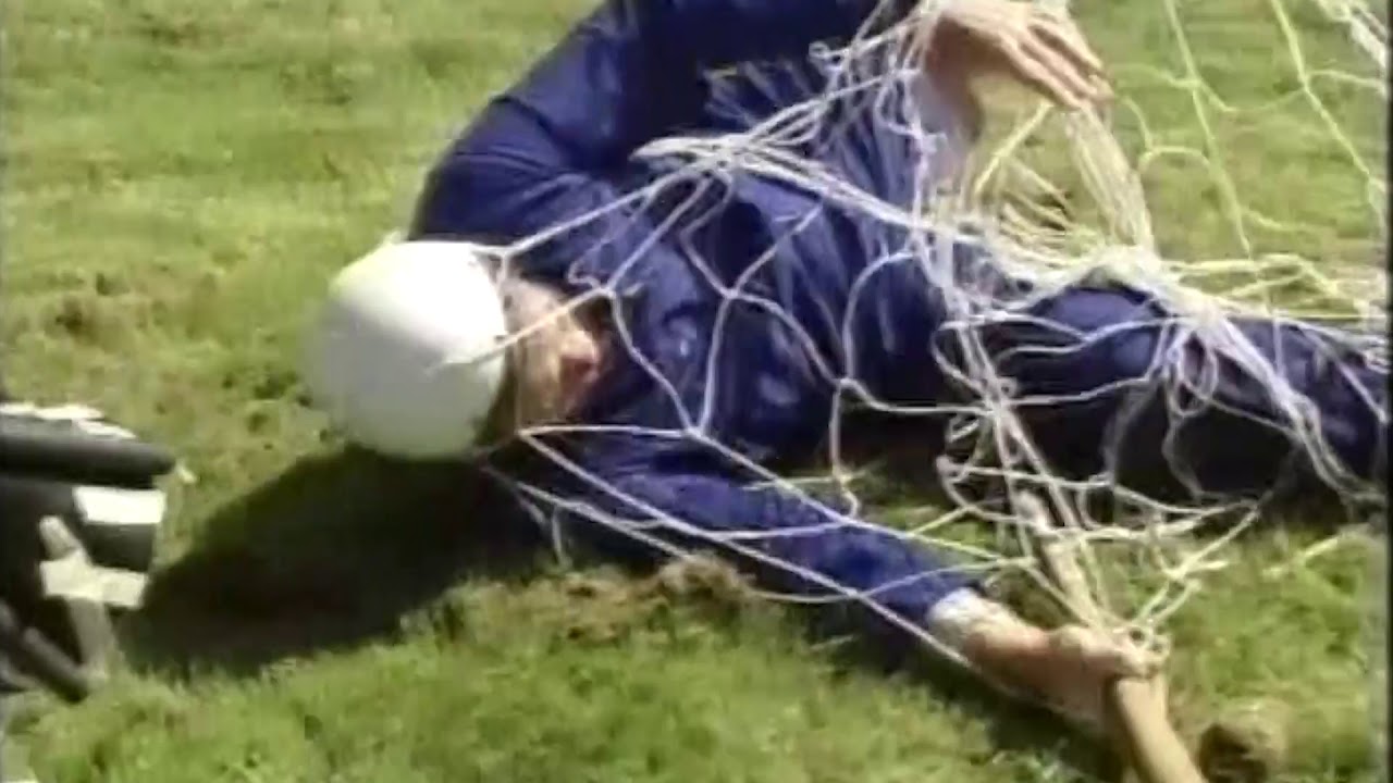 Capturing attacker with net gun (Demo)