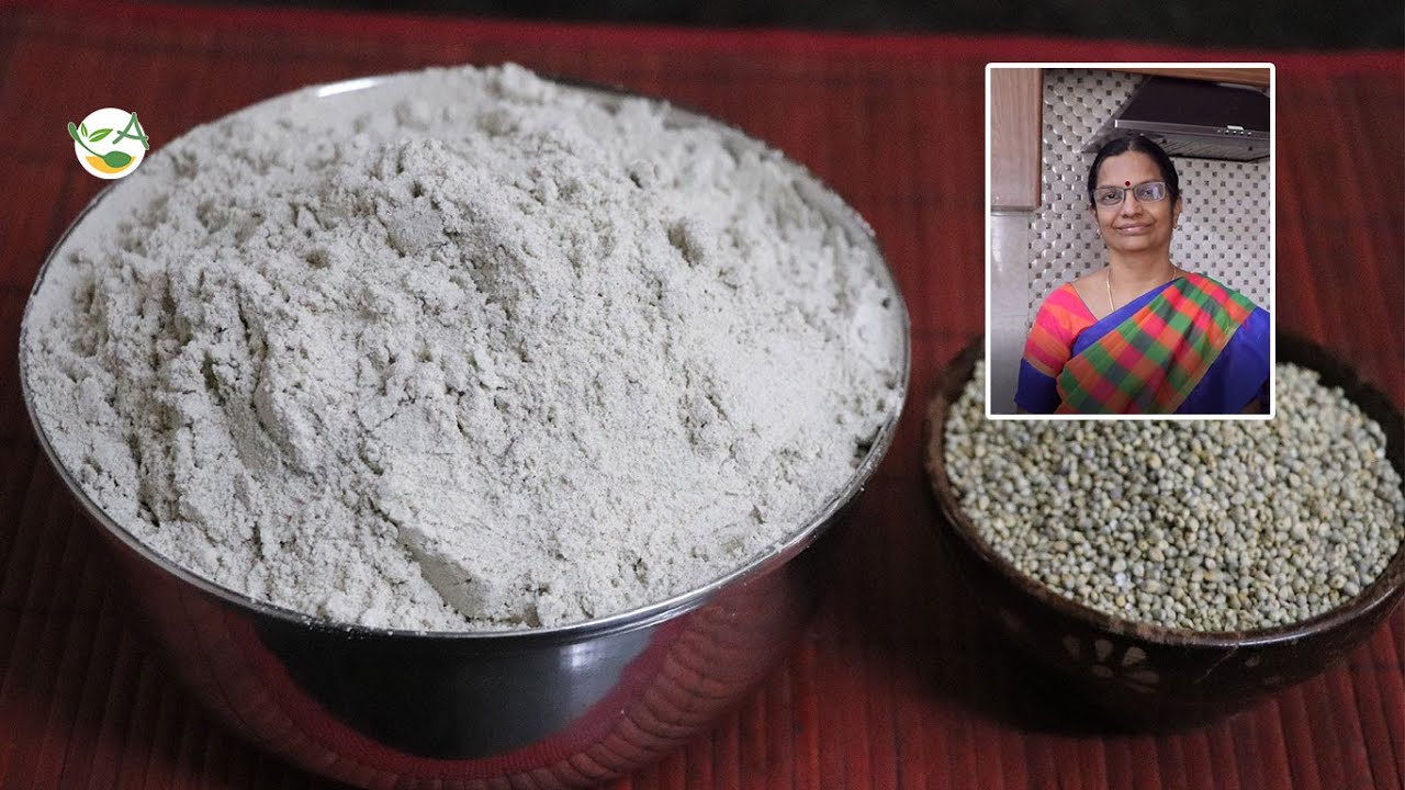 Kambu Maavu / கம்பு மாவு அரைப்பது எப்படி? | How to make kambu flour | Pearl Millet Flour