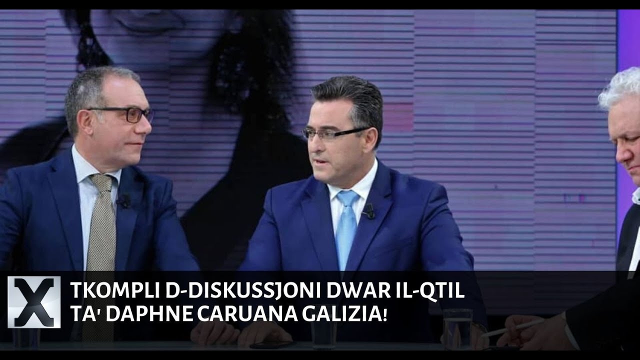 Id-diskussjoni dwar il-qtil ta' Daphne Caruana Galizia