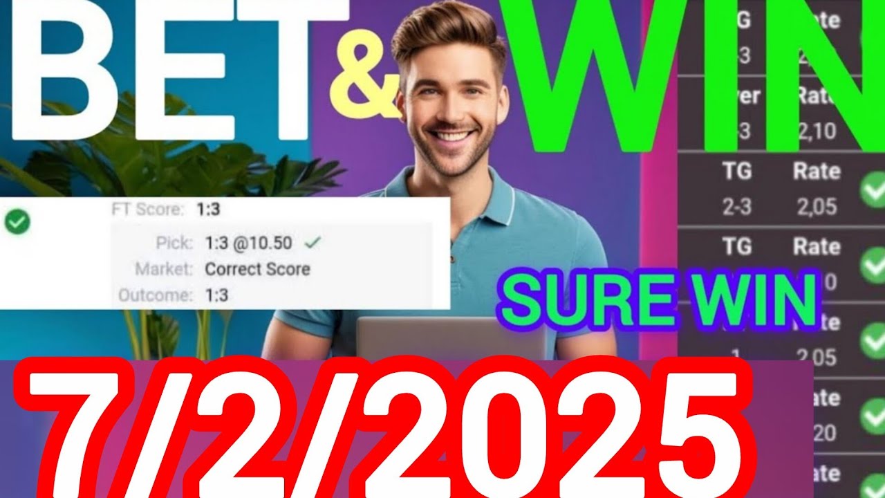 Correct Score Tips & Predictions Today | 7/2/2026| Expert Football Bets & Sure Wins 