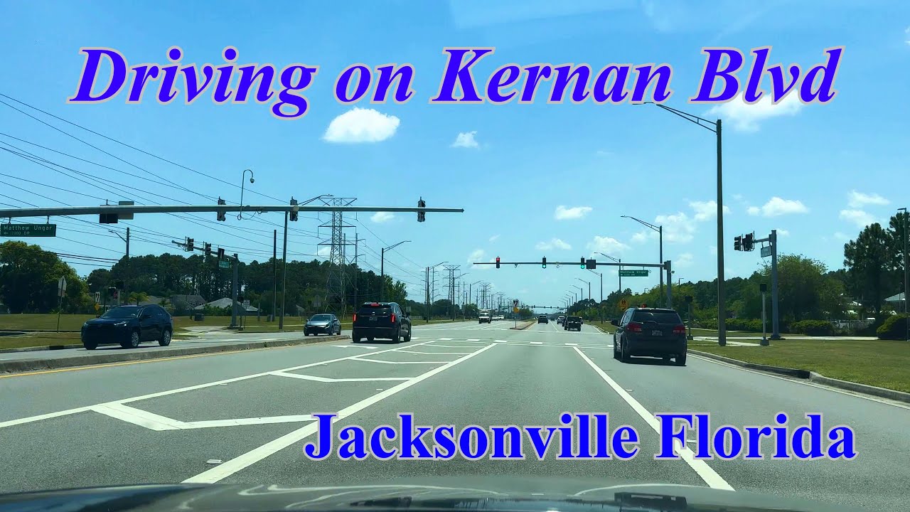 Driving on Kernan Blvd / Jacksonville Florida movie