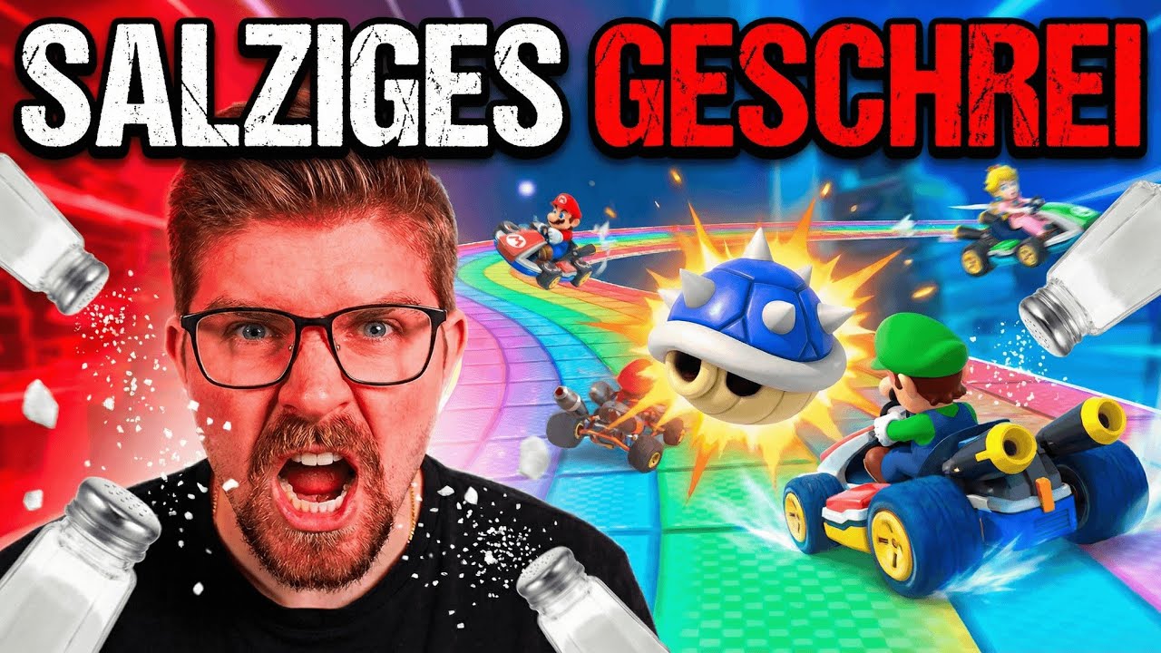 Salziges Geschrei I Salzival I Part 8 I MarioKart Fail Complination