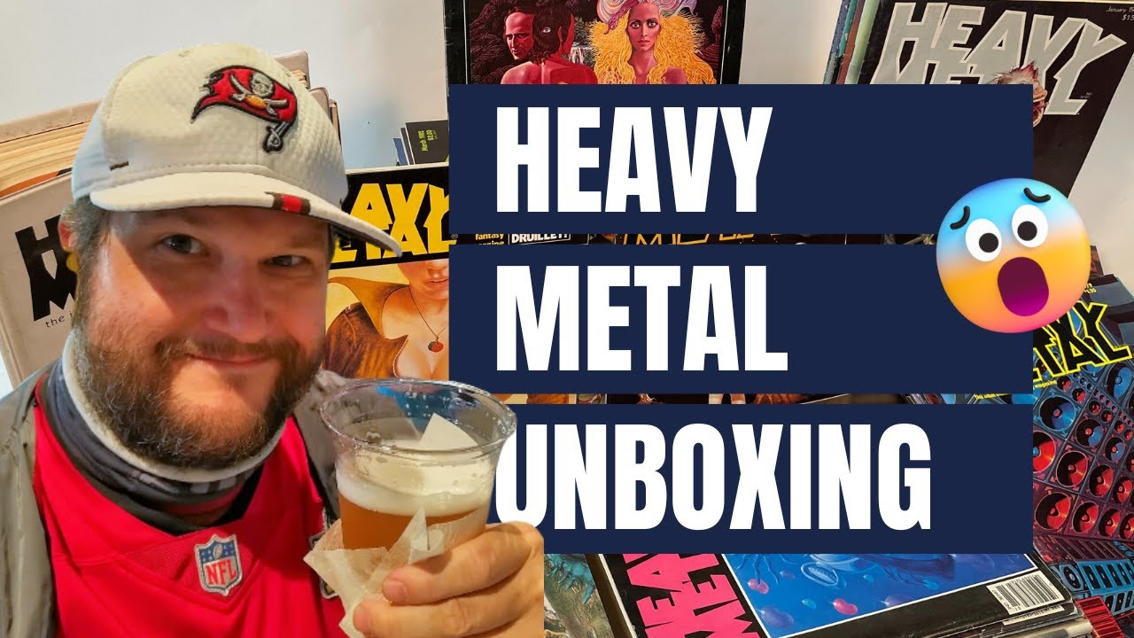 Heavy Metal Magazine 1978 & 1979 Full Years Unboxing Video