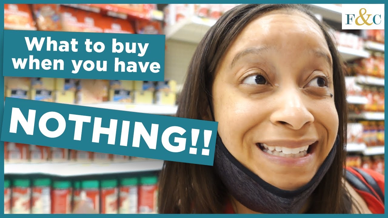 Grocery Shopping from SCRATCH   What I Would Buy First Time Grocery Shopping | Frolic & Courage