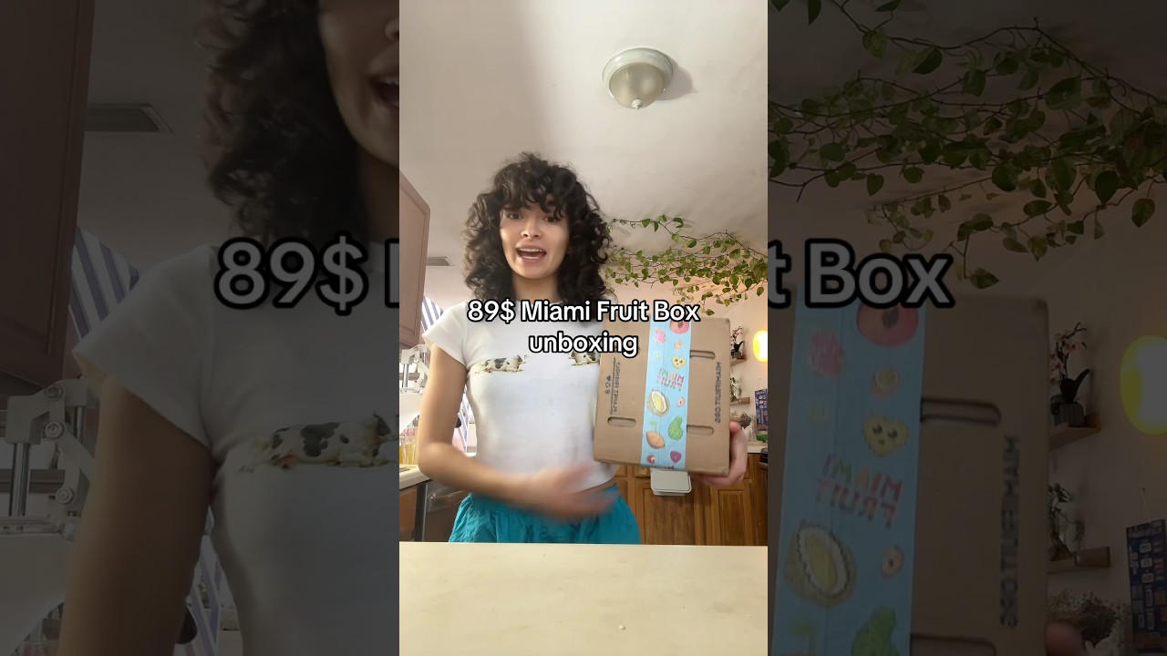 Распаковка фруктов за 89$&hellip; стоит ли оно того? #распаковка #едамайами #экзотическиефрукты #коробка...