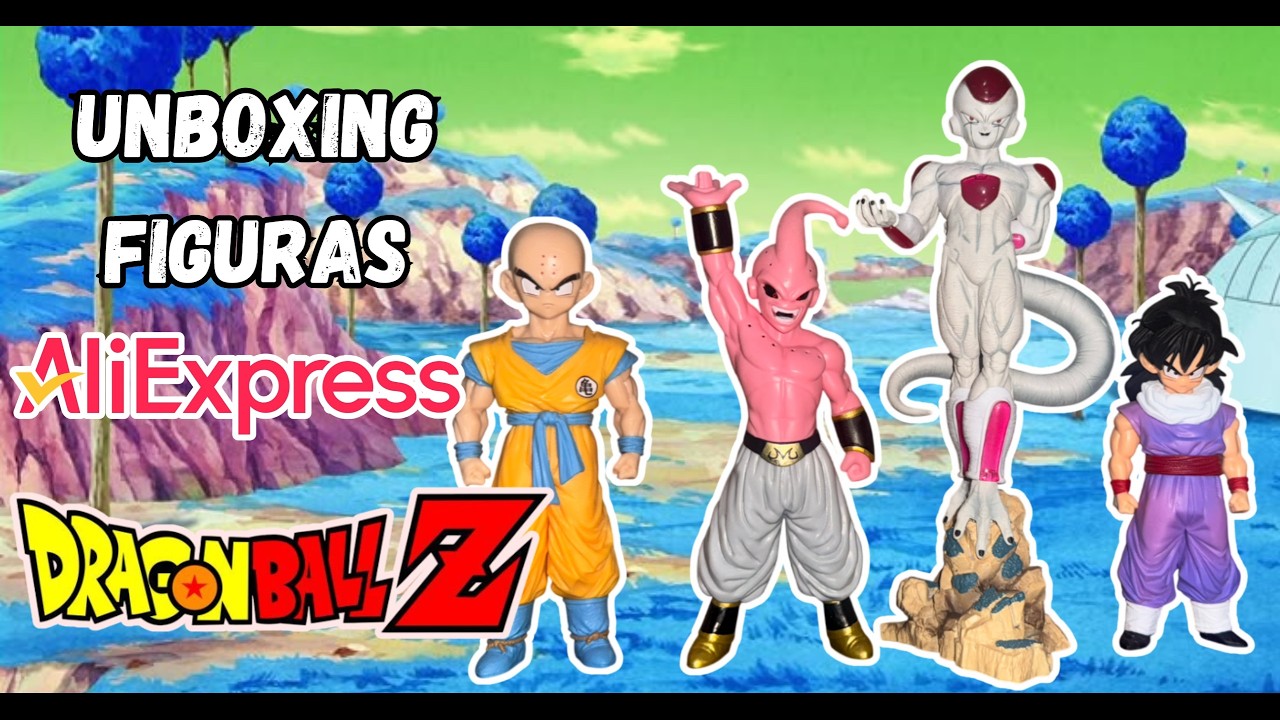 No creerás las figuras de Dragon Ball Z que llegaron de Aliexpress #unboxing #dragonballz #review