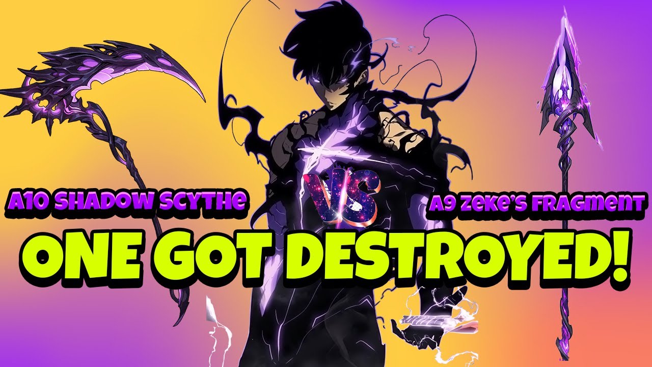A10 SCYTHE VS A9 ZEKES FRAGMENT! OMFG IT'S NOT EVEN CLOSE! [Solo Leveling: Arise]