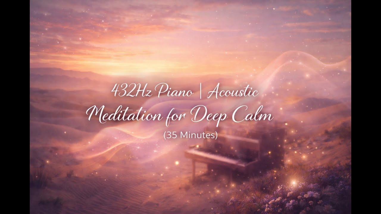 432Hz Piano | Acoustic Meditation for Deep Calm (35 Minutes)