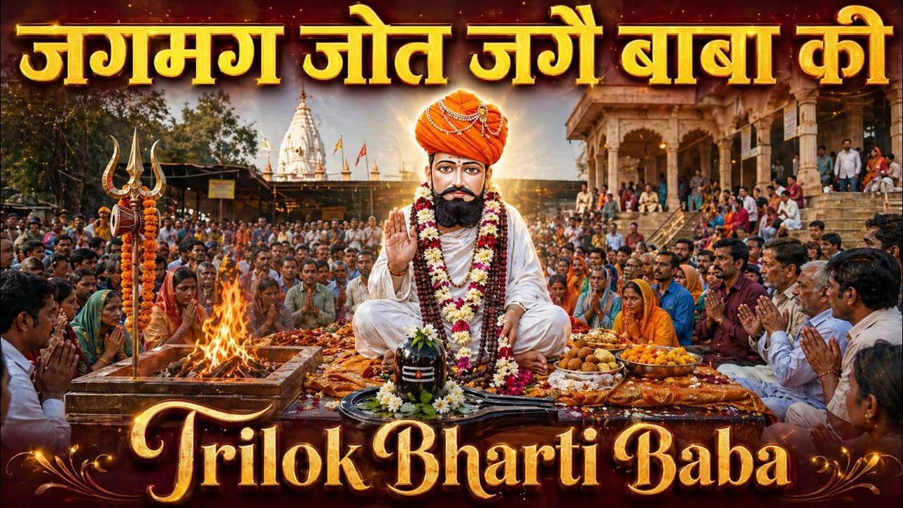 जगमग जोत जगै बाबा की । Trilok Bharti Baba new Bhajan 2026