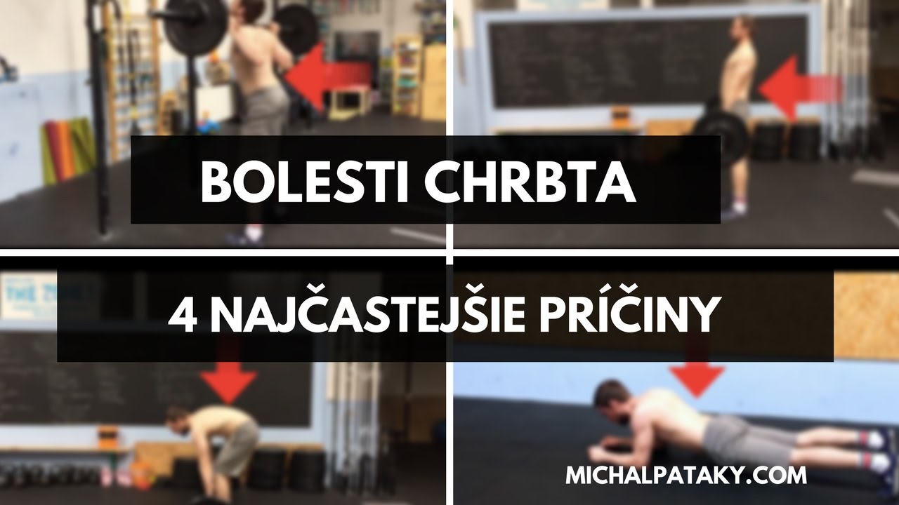 Bolesti chrbta v spodnej časti pri a po cvičení, toto sú príčiny!