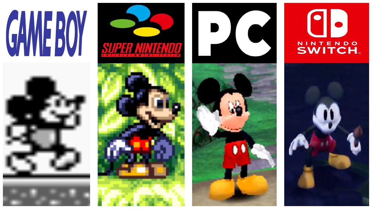 EVOLUTION OF MICKEY MOUSE GAMES (1981-2025) #nintendo #playstation #xbox #sega #mickeymouse #gaming