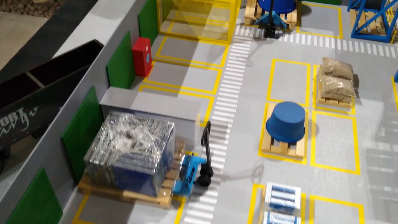 Maquete de Logística CD Materiais de Construção