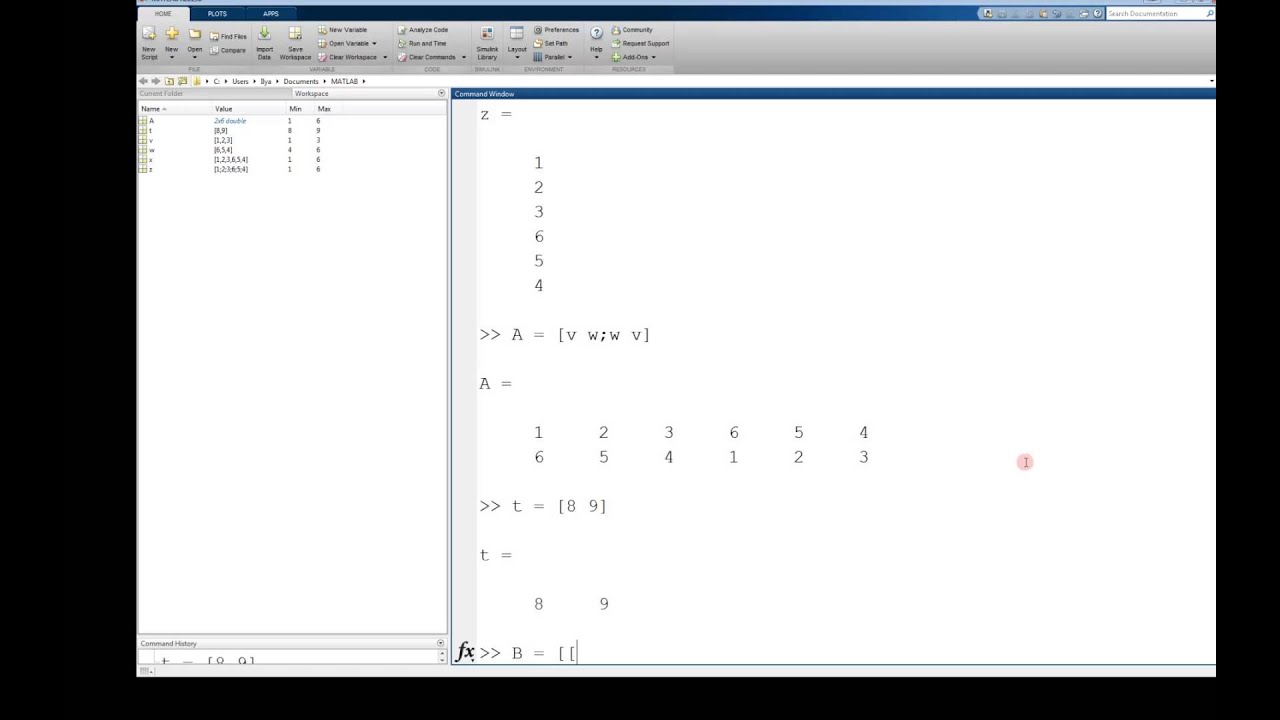 Учебное пособие по конкатенации MATLAB