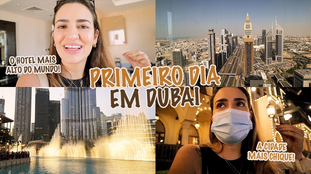 CHEGAMOS EM DUBAI! 😍- HOTEL MAIS ALTO DO MUNDO, MAIOR SHOPPING DO MUNDO E MAIS... | Natasha Salvucci