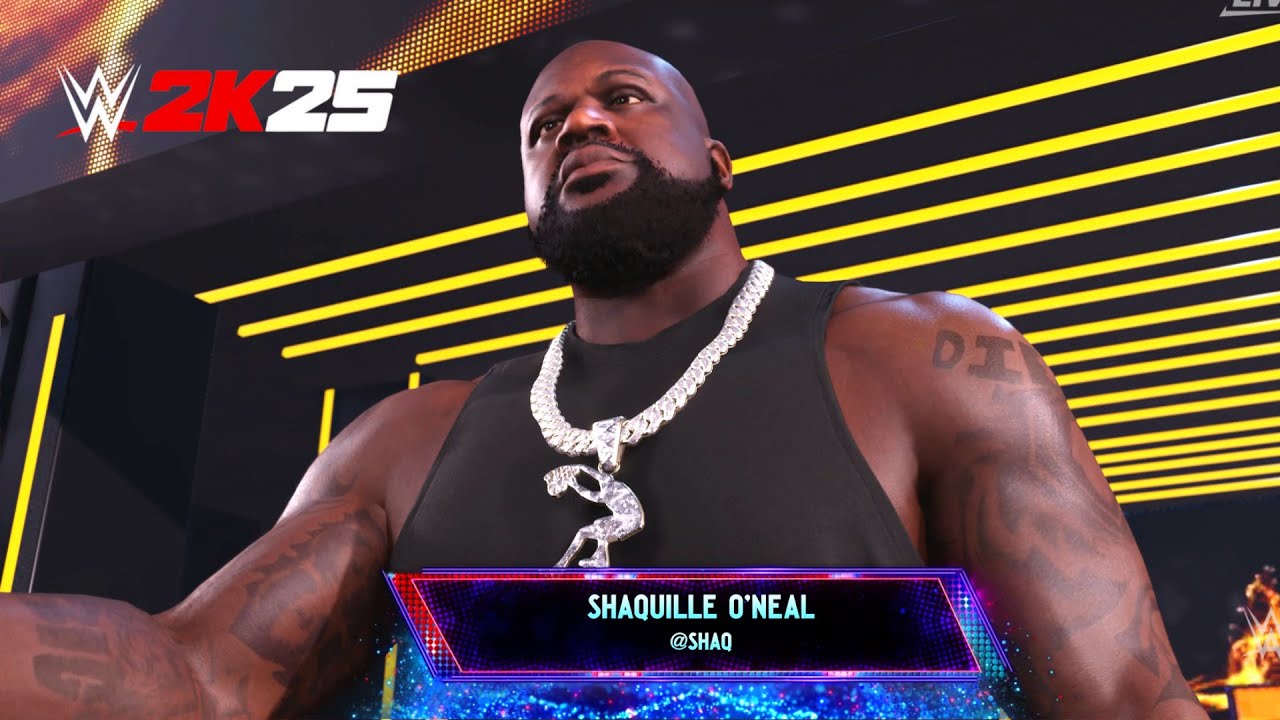 WWE 2K25 - *New Dunk & Destruction Pack* I Shaq FULL ENTRANCE (PS5)
